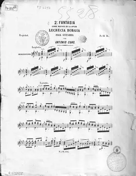 Fantasía No.2 sobre Lucrecia Borgia