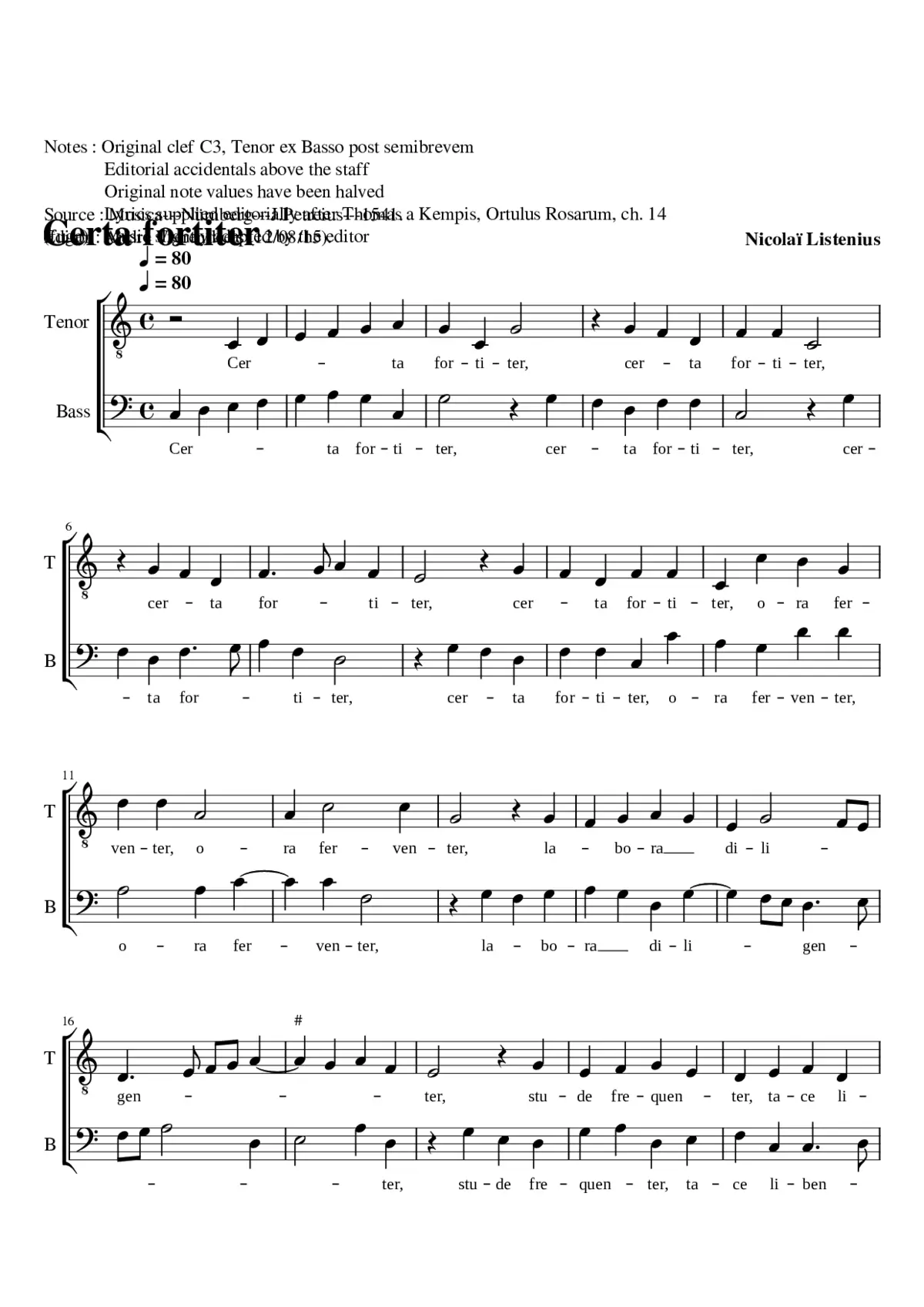 Certa fortiter - Page 1