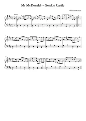 Mr McDonald -- Gordon Castle