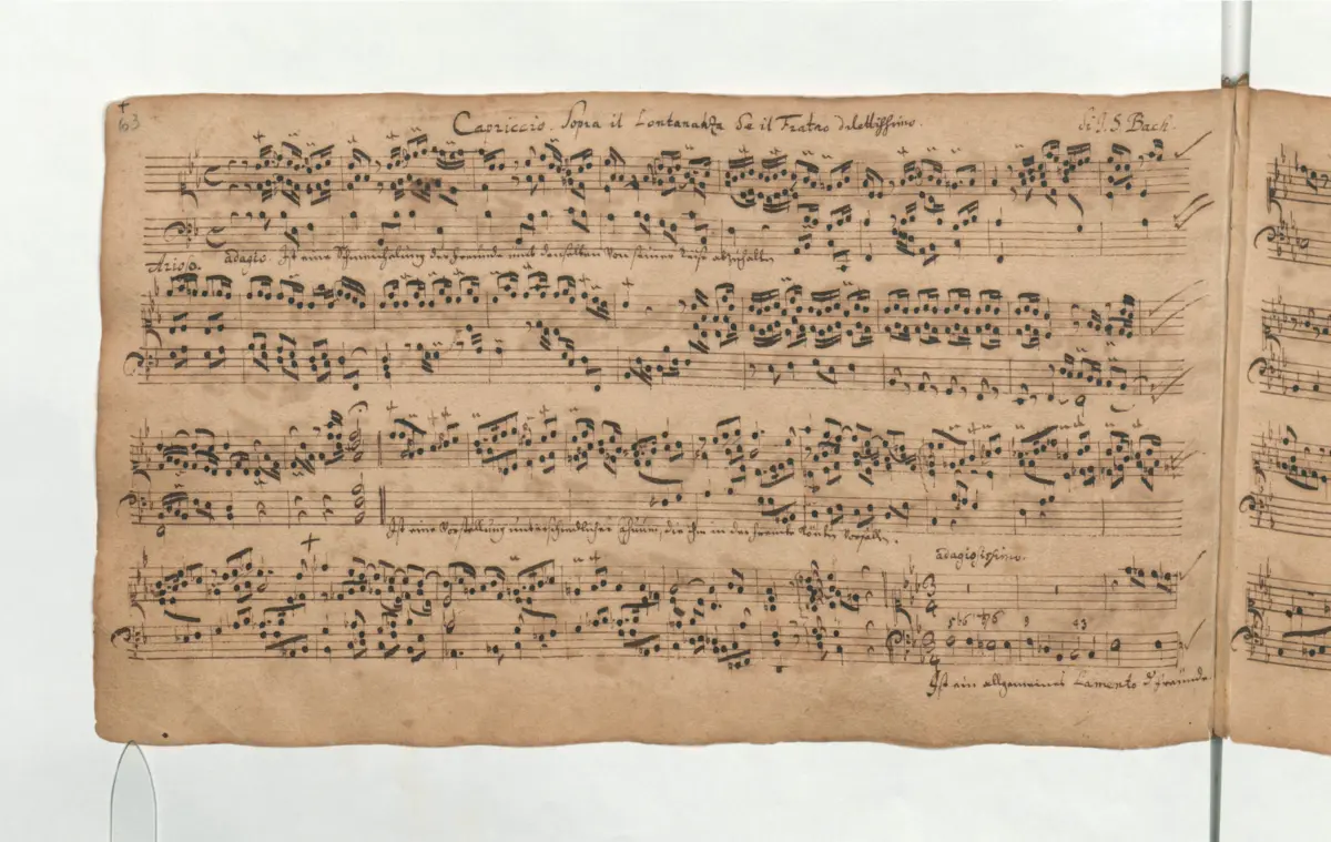Capriccio sopra la lontananza del suo fratello dilettissimo - Page 1