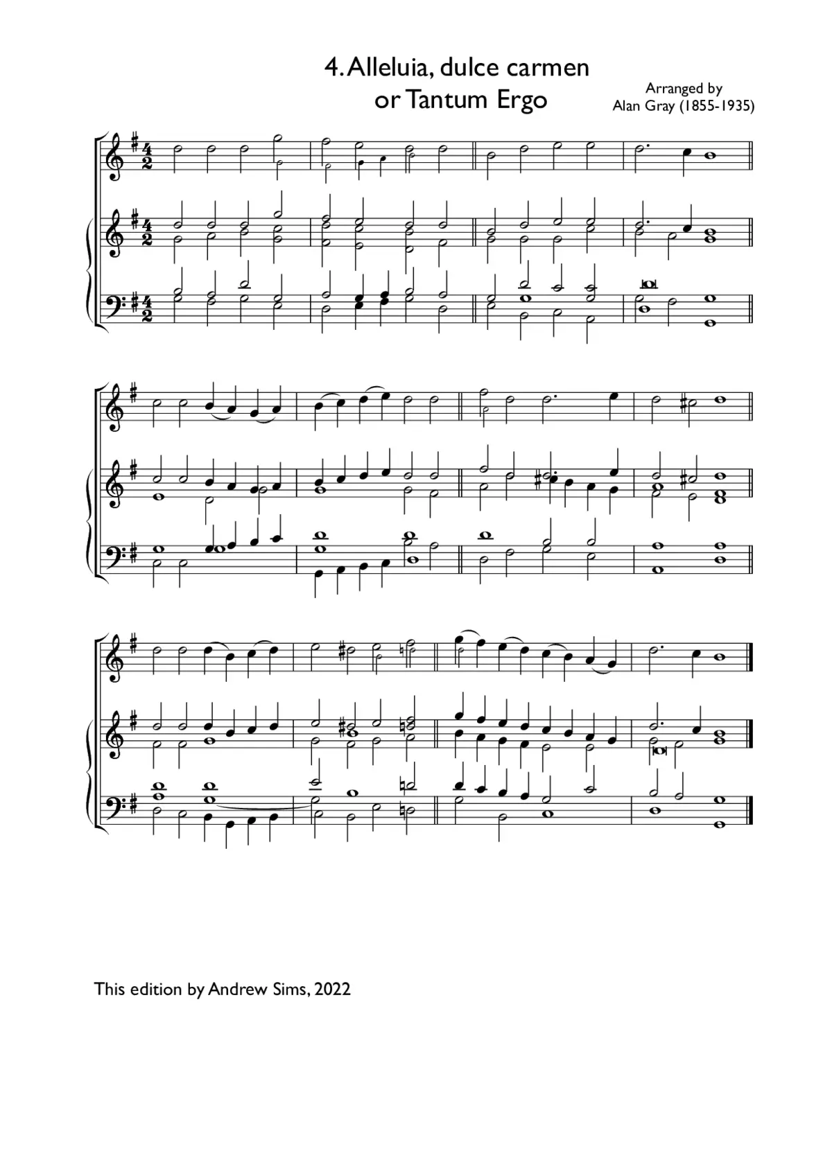 Alleluia, dulce carmen - Page 1
