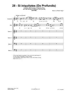 Si iniquitates (De Profundis)