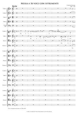 Messa a 16 con istrumenti