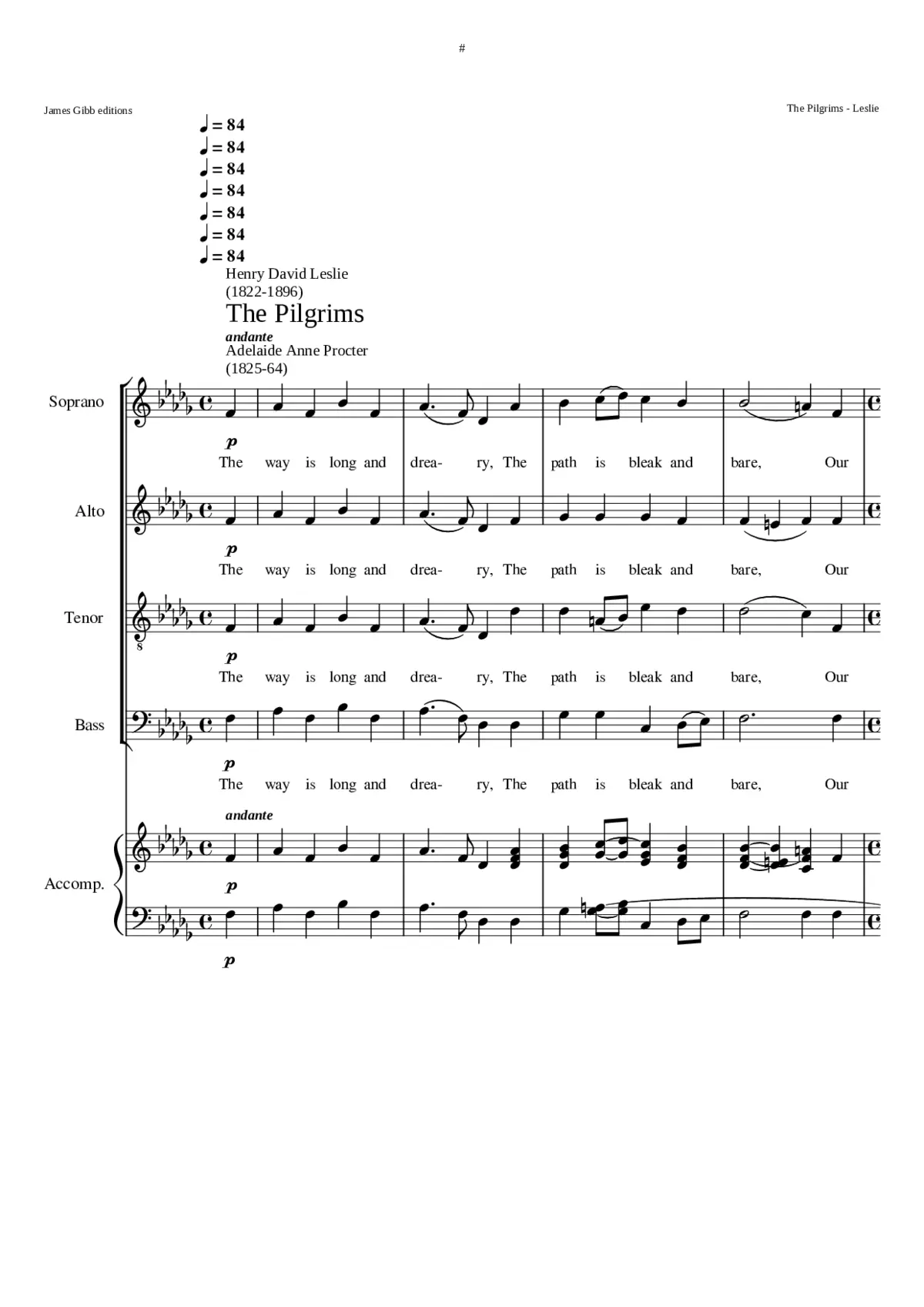 The Pilgrims - Page 1