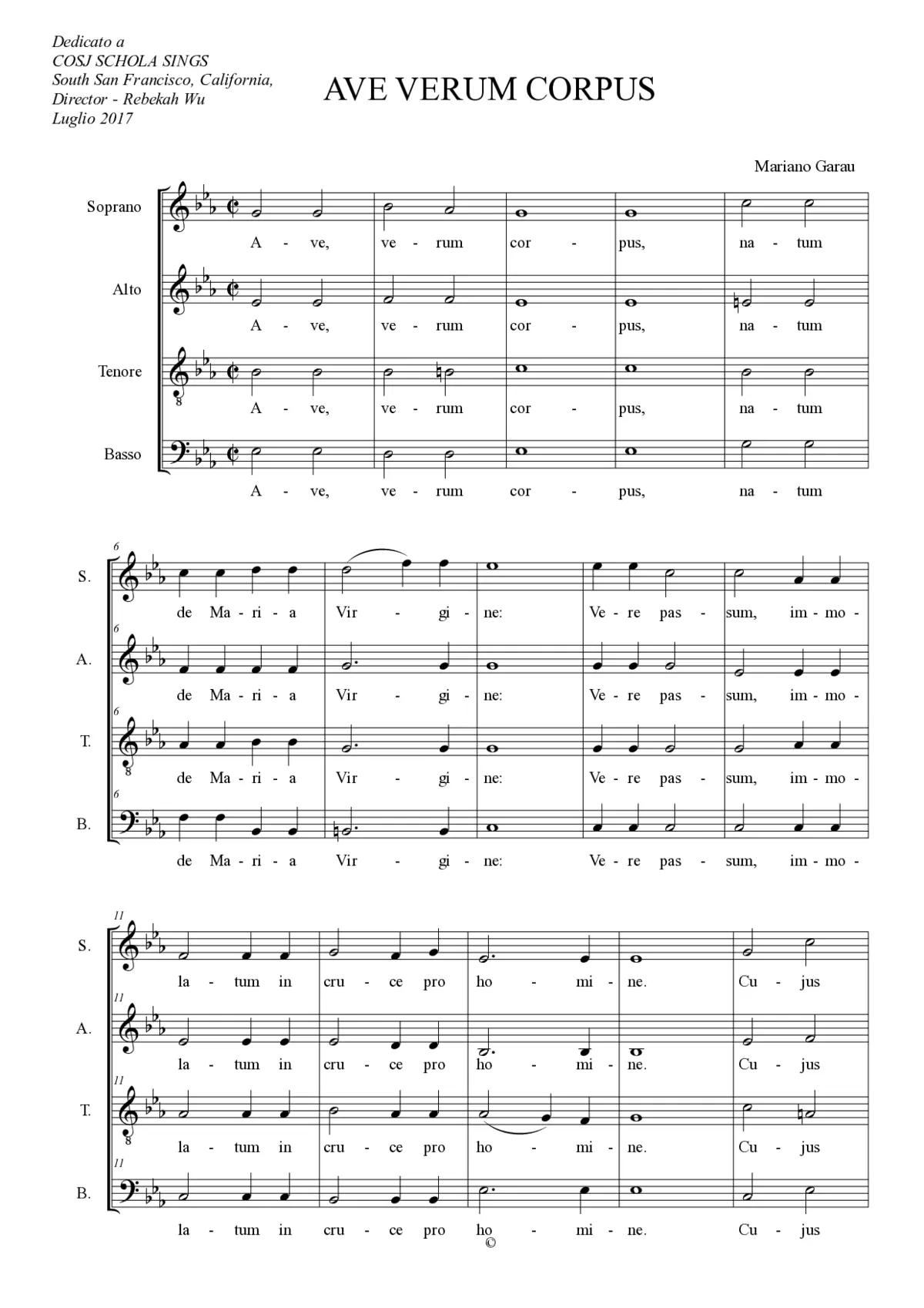 Ave verum 2017 - Page 1