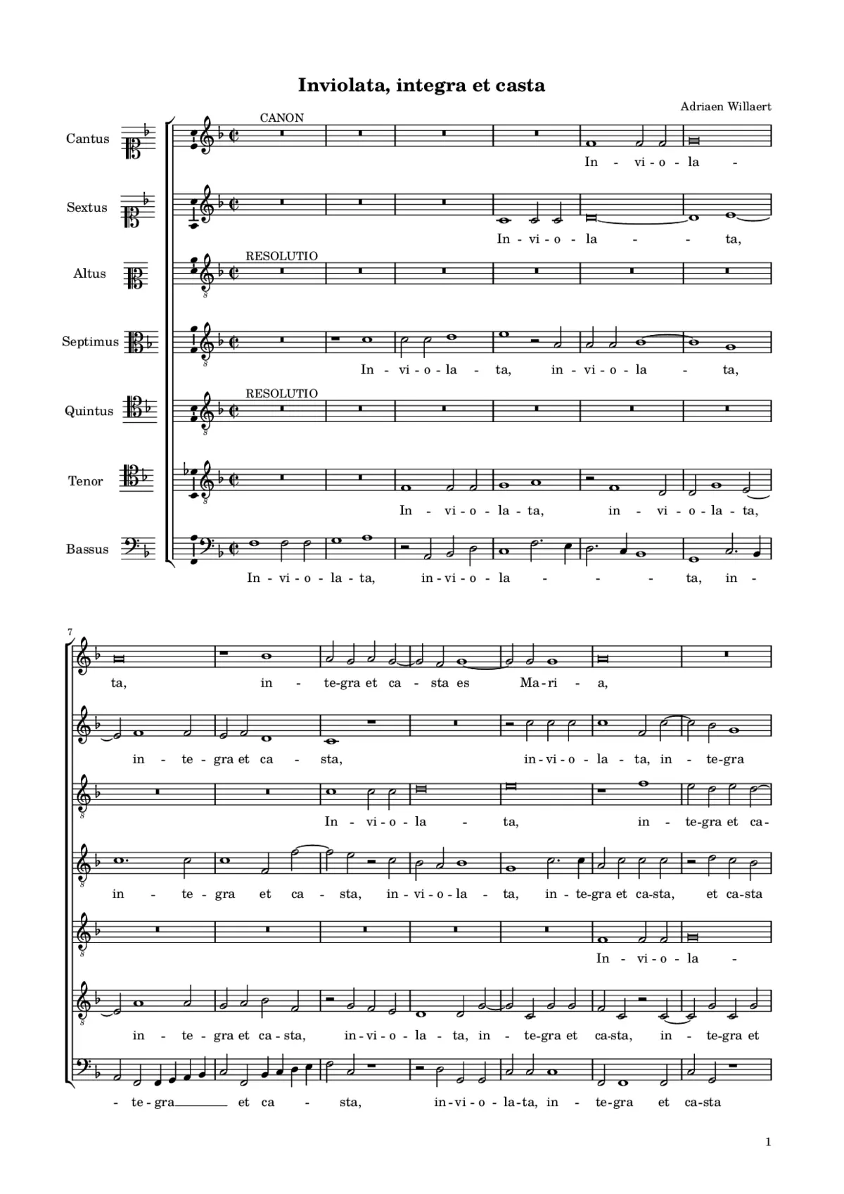 Inviolata, integra et casta - Page 1