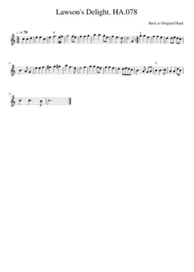 Lawson's Delight. HA.078