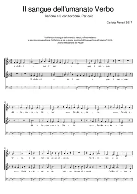 Il sangue dell'umanato Verbo