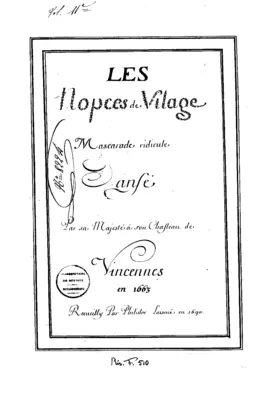 Les noces de village
