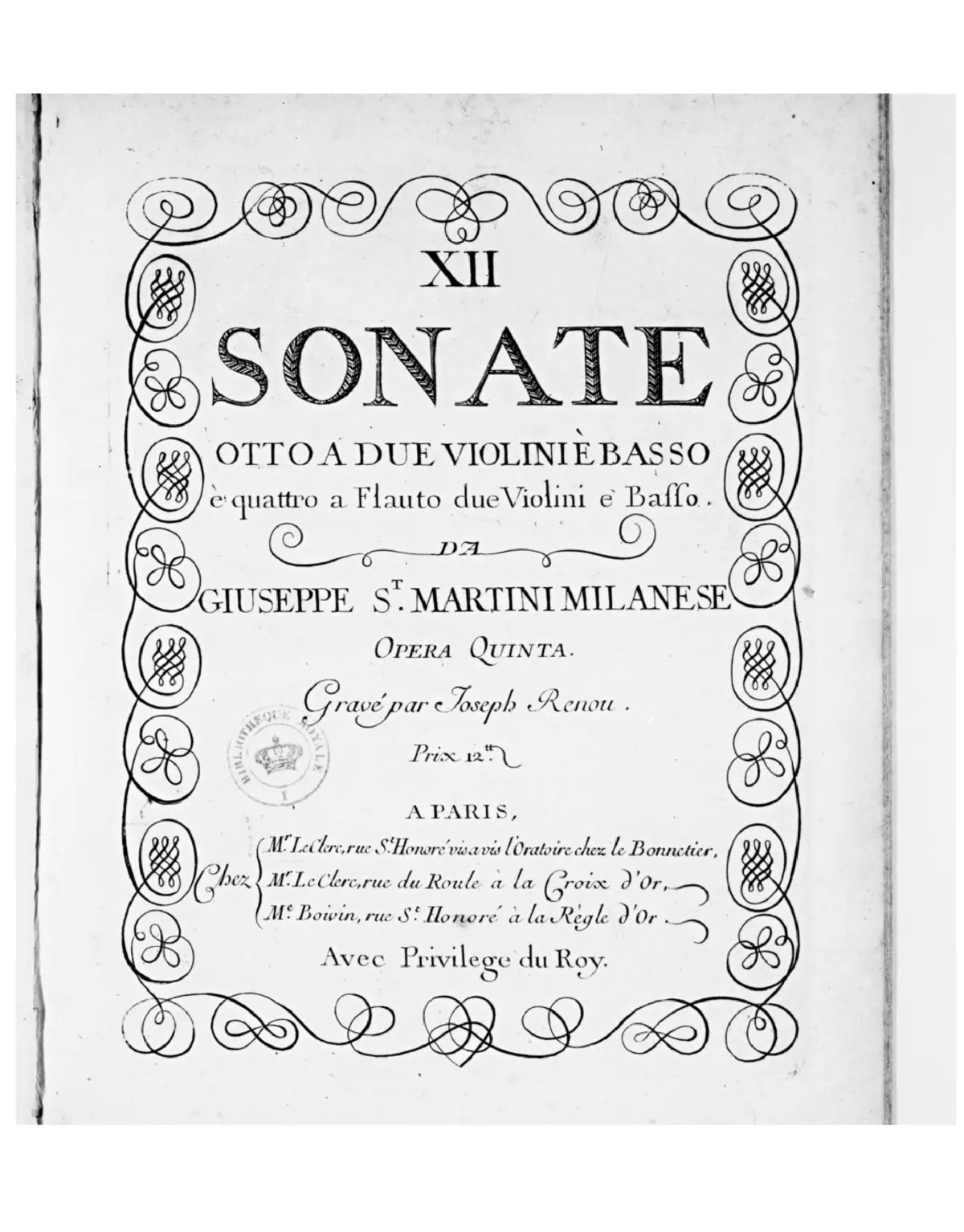 12 Sonatas - Page 1