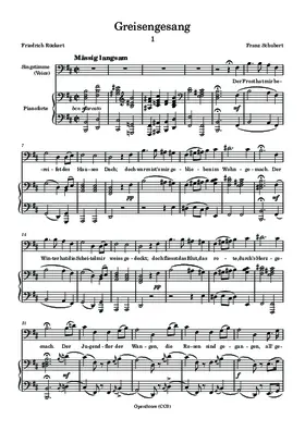 Greisengesang, D.778