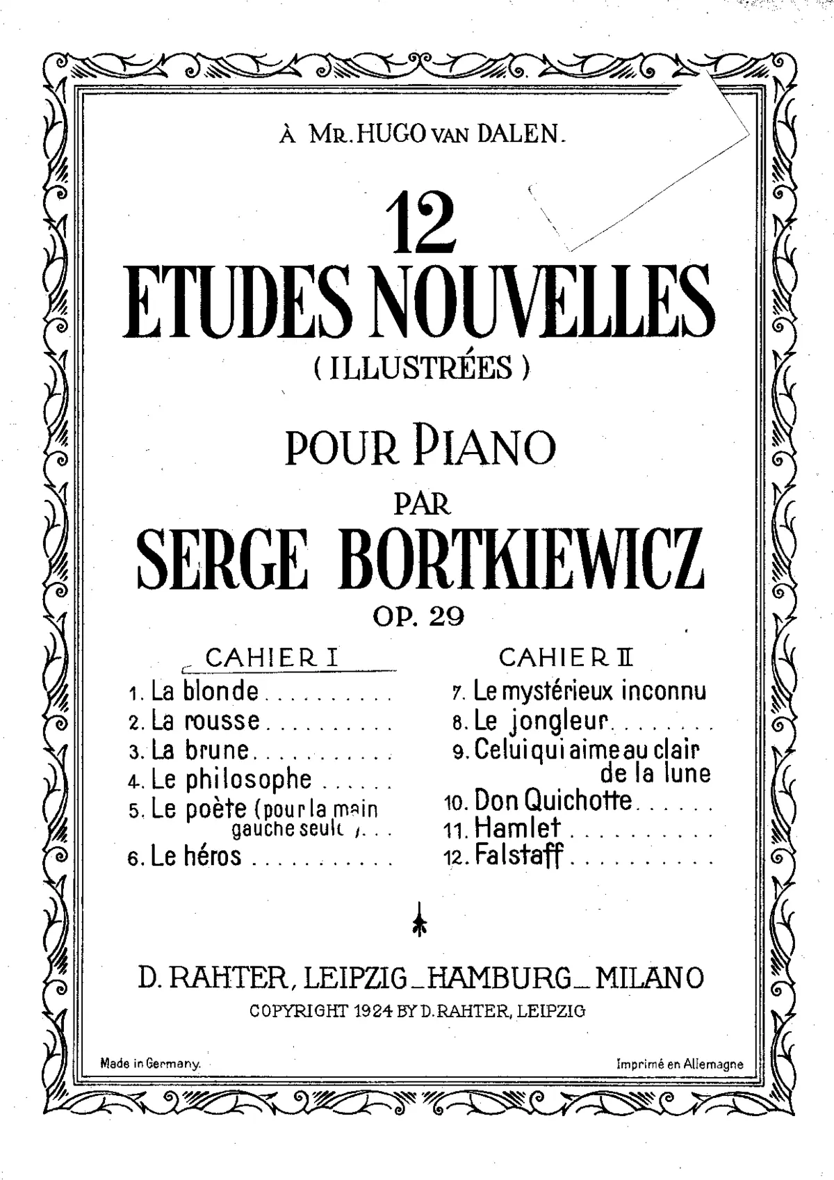 12 Etudes nouvelles - Page 1