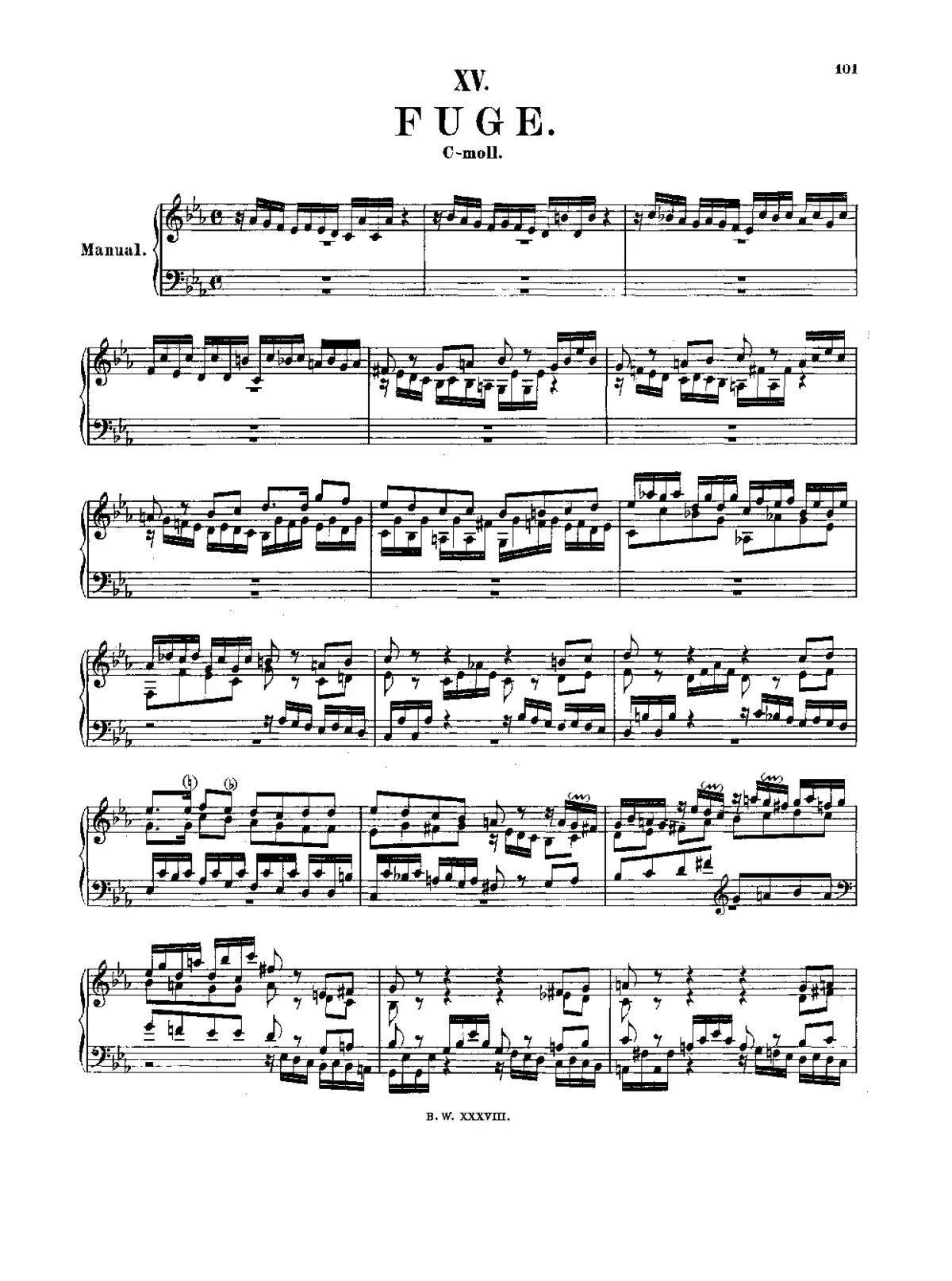 Fugue in C minor - Page 1