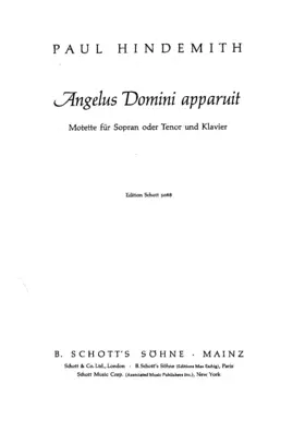 Angelus Domini apparuit