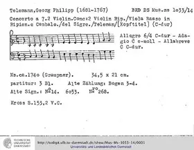 Concerto for 2 Violins in C major