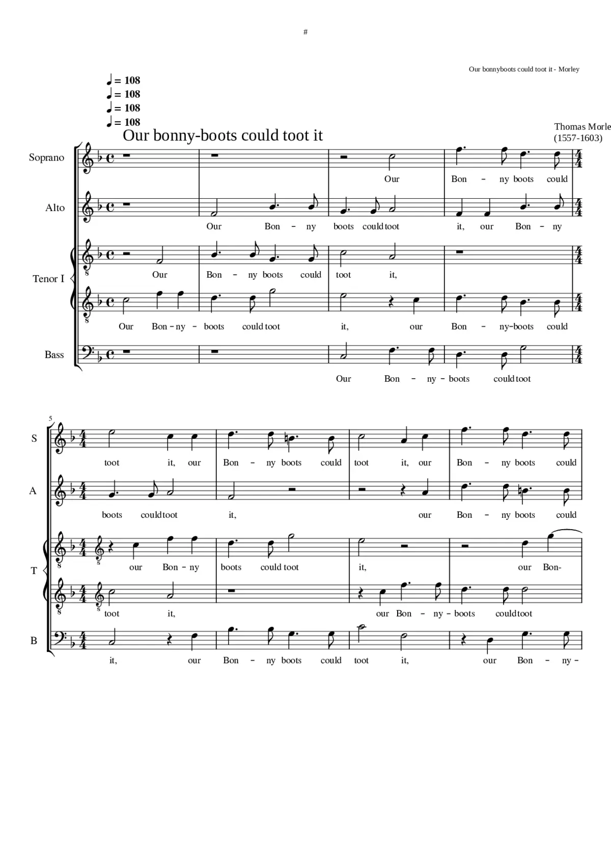 Our Bonny-boots could toot it - Page 1