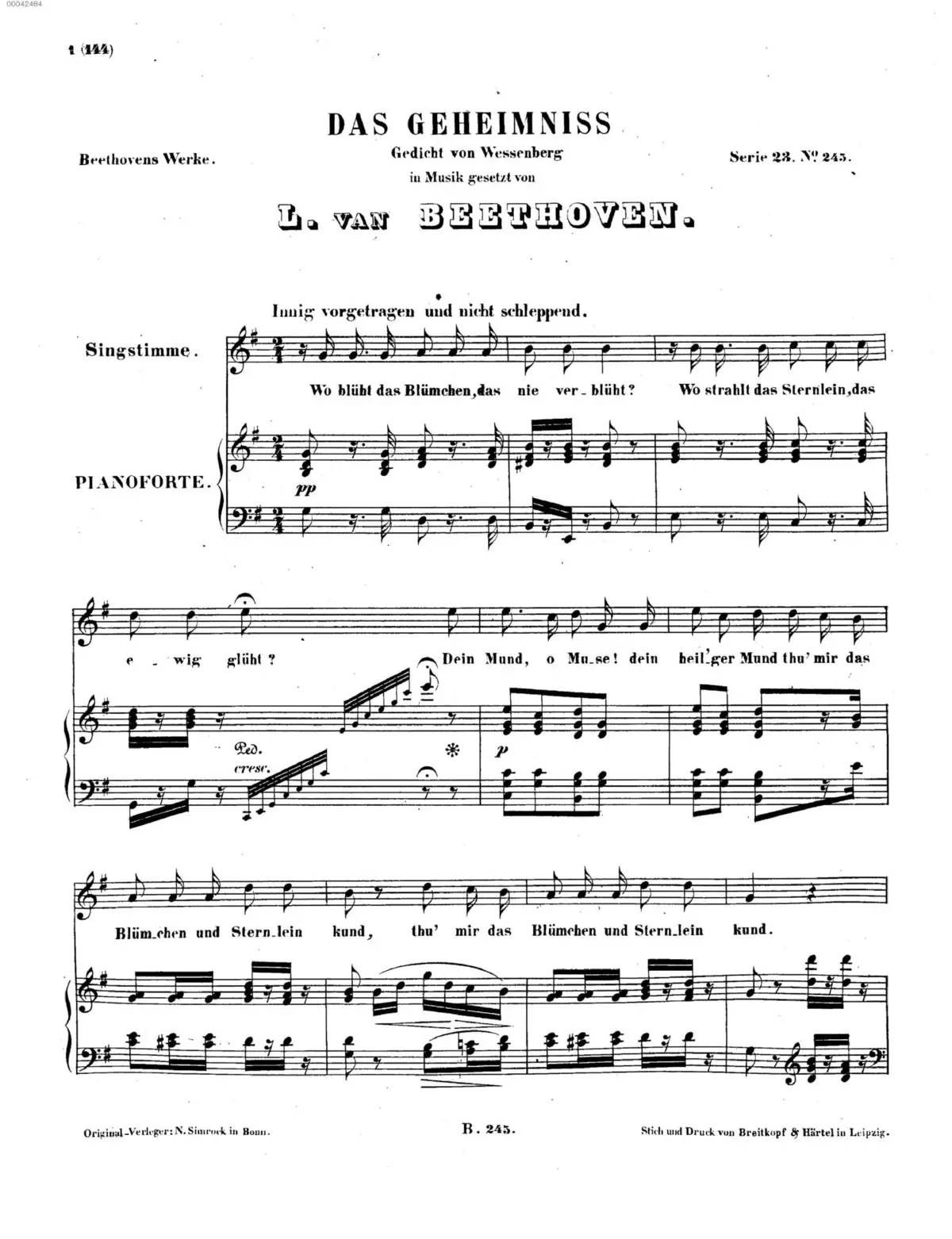 Das Geheimnis - Page 1