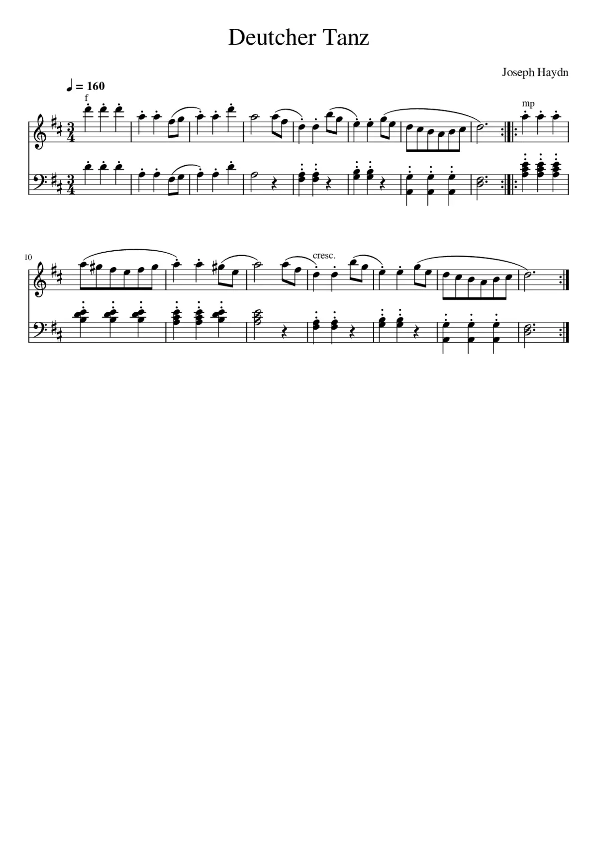 Deutcher Tanz - Page 1