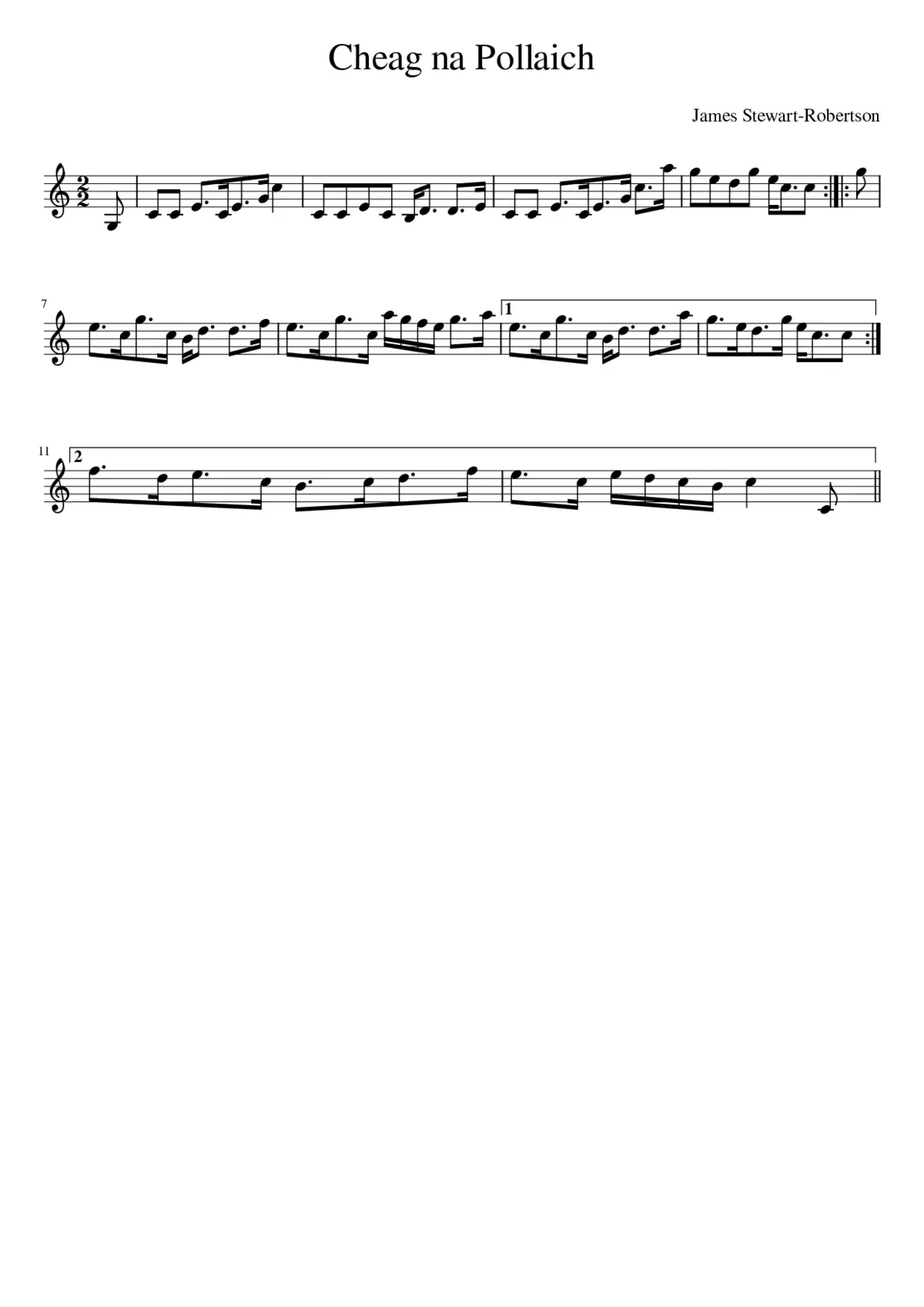 Cheag Na Pollaich - Page 1