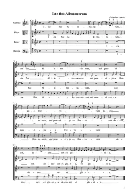 Iste flos Allemanorum