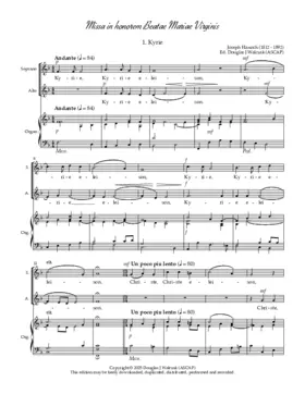 Missa in honorem Beatae Mariae Virginis