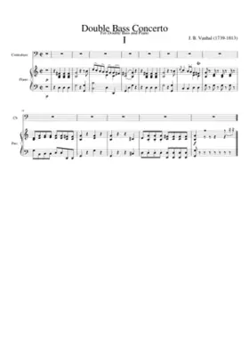 Double Bass first piano