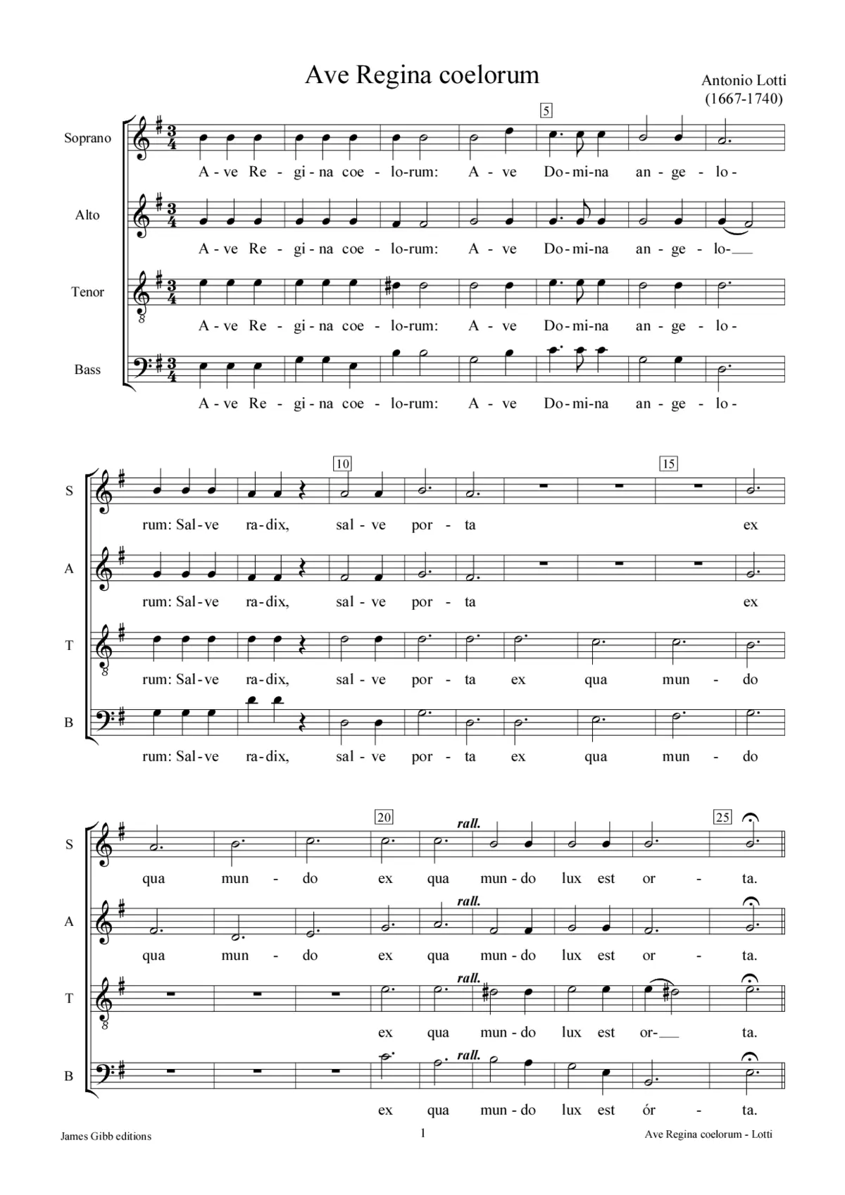 Ave Regina coelorum - Page 1
