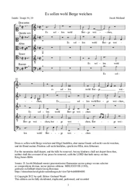 Es sollen wohl Berge weichen