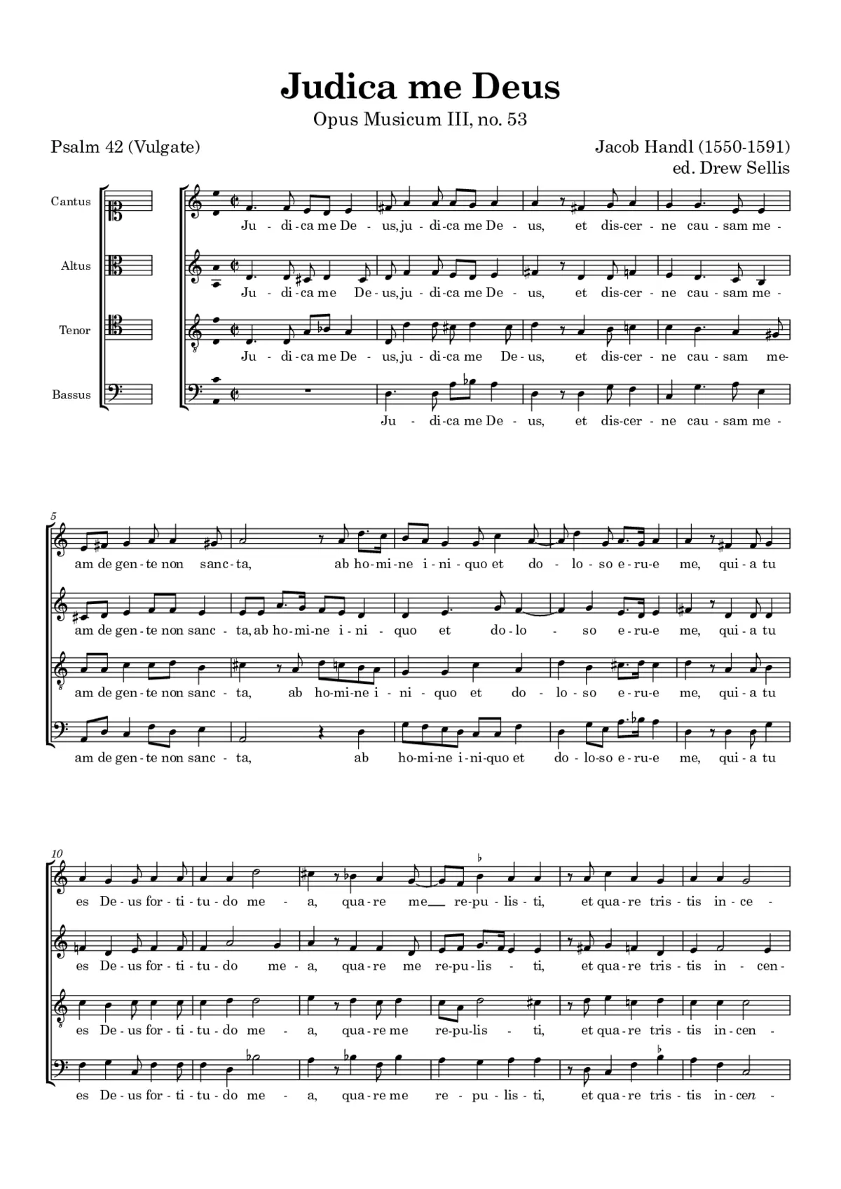 Judica me Deus - Page 1