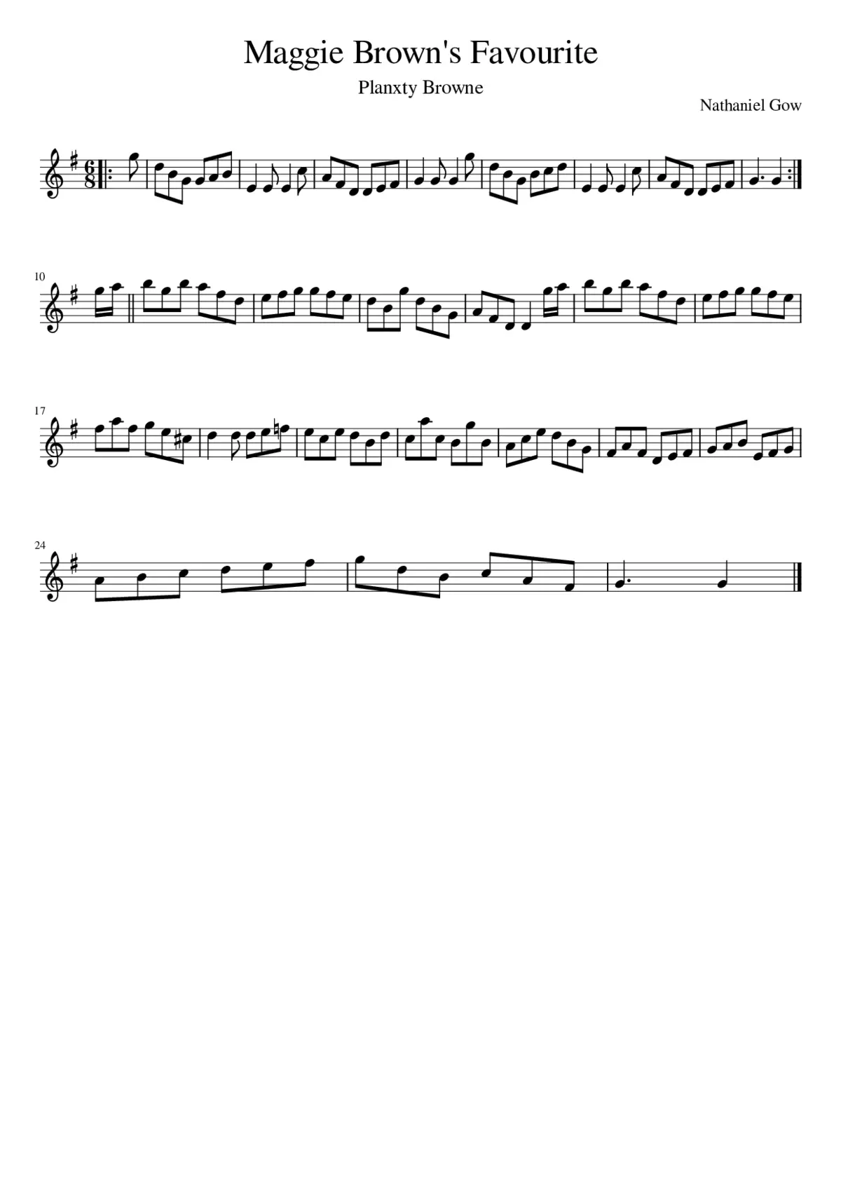 Maggie Brown's Favourite - Page 1