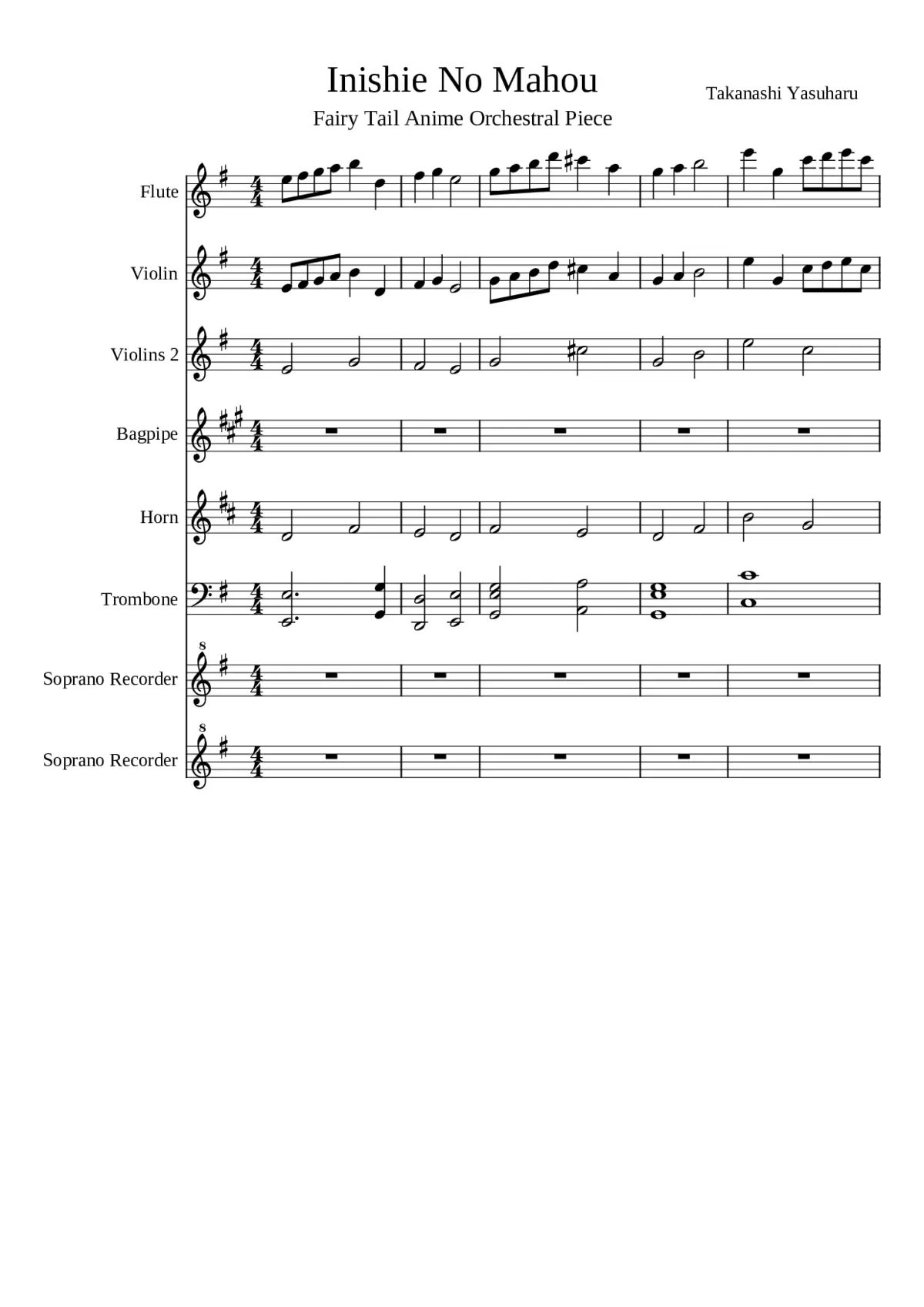 Inishie No Mahou - Page 1