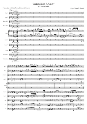 Variations in F major