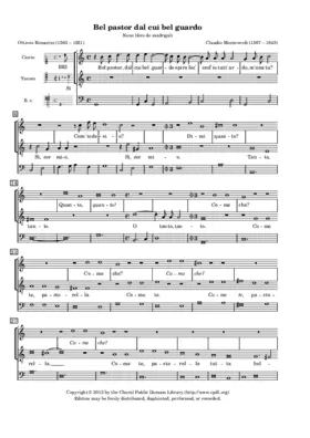 Bel pastor dal cui bel guardo