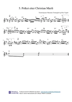 5. Polkett etter Christian Mærli