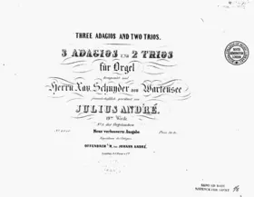 3 Adagios and 2 Trios