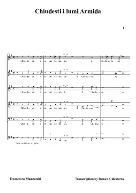 Chiudesti i lumi Armida