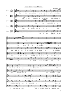 Cantai mentre ch'i arsi