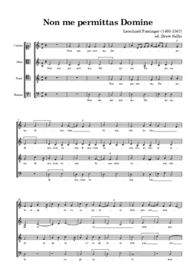 Non me permittas Domine