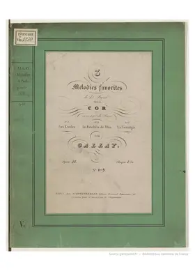 3 Mélodies favorites de H. Proch