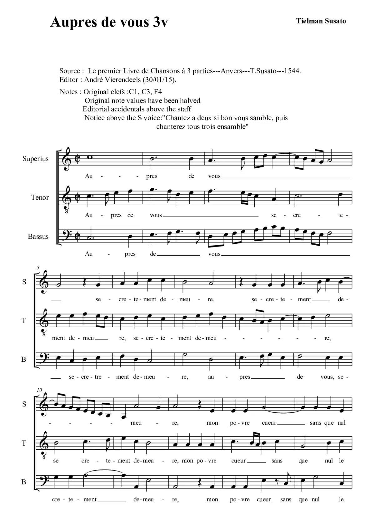 Auprès de vous - Page 1