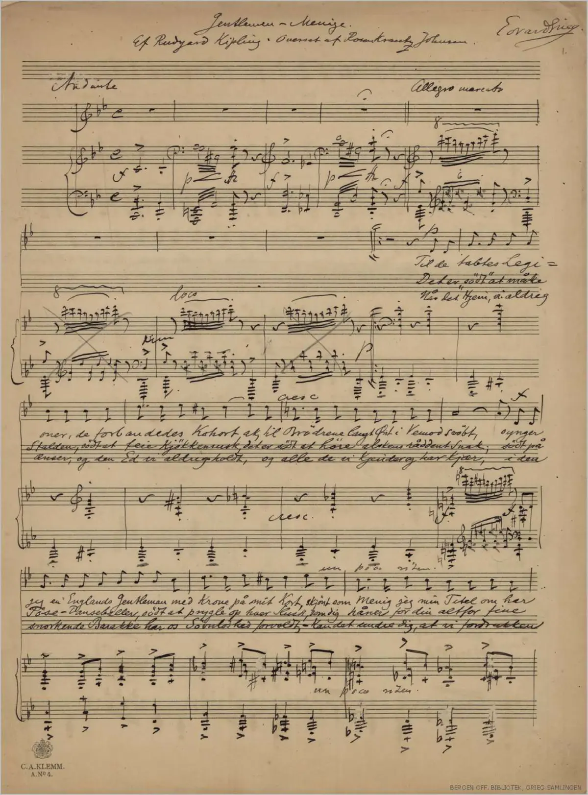 Gentleman Song - Page 1