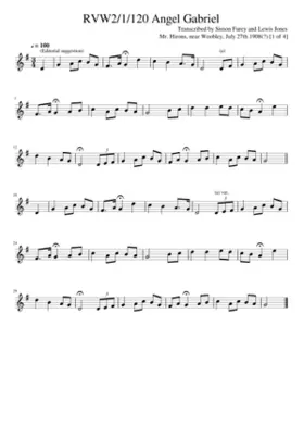 RVW2/1/120 Angel Gabriel