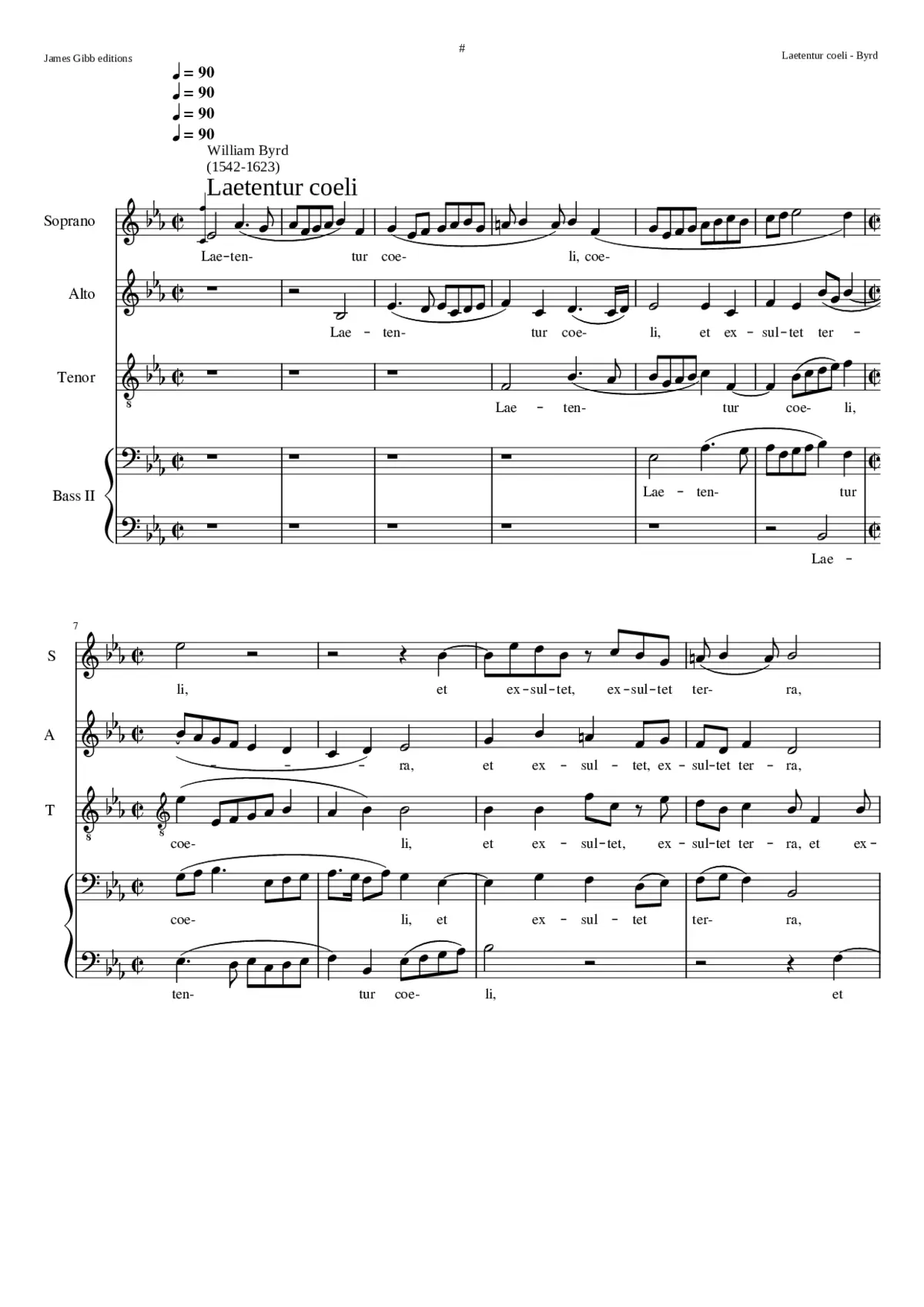 Laetentur coeli - Page 1