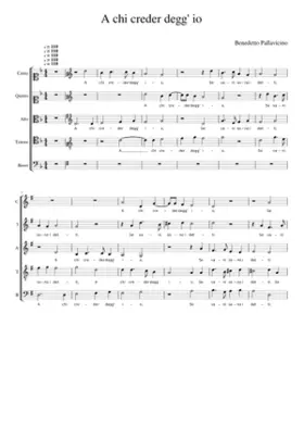 A chi creder degg' io