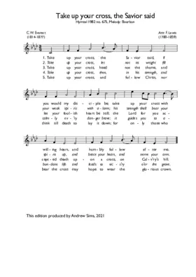 Take up your cross, the Savior said