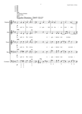 Sepulto Domino ZWV 55:27