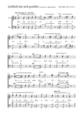 Lieblich hat sich gesellet
