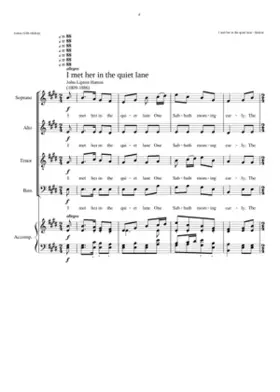 I met her in the quiet lane