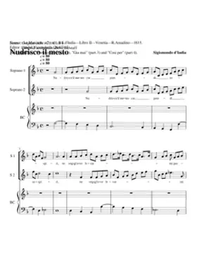 Nudrisco' il mesto cor