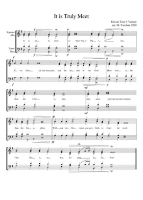 Tone 5 Kievan Stichera Chant